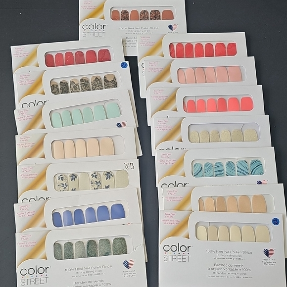 Color Street Bundle Set 15 Nail Polish Strips - Picture 1 of 2